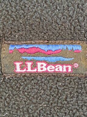 VINTAGE L.L. BEAN Half-Zip Fleece with Elastic Cuffs and Hem